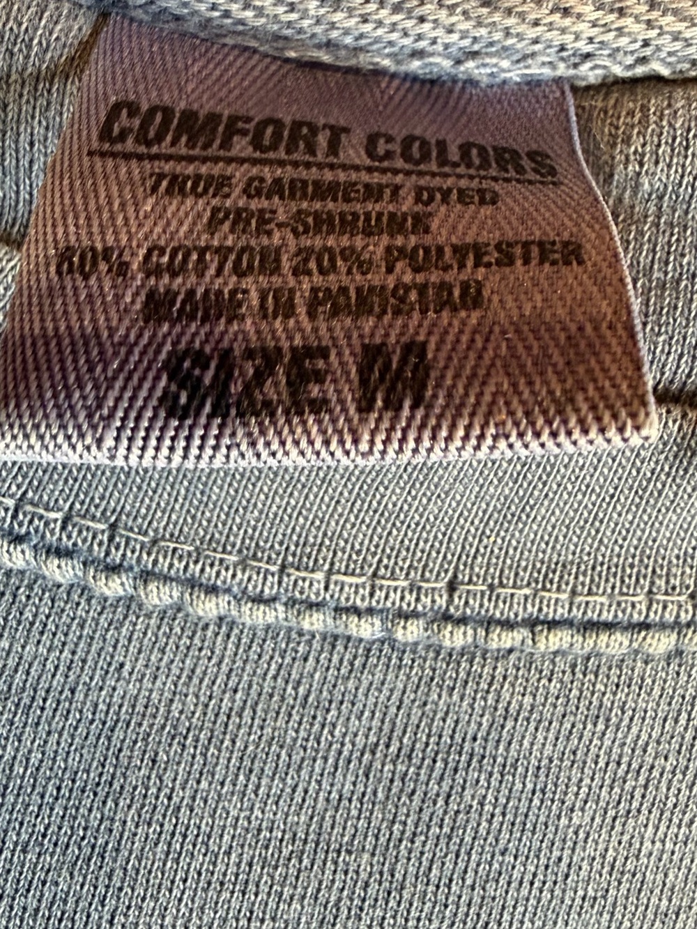Comfort Colors Blue 'Suffield CC' Crewneck Sweatshirt - Men's - Picture 3 of 3